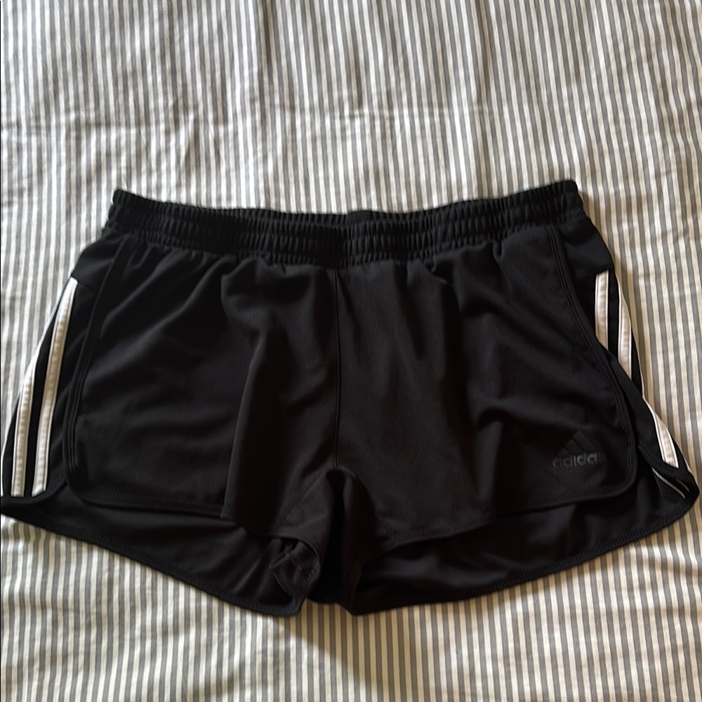 Adidas Black Athletic Running Shorts